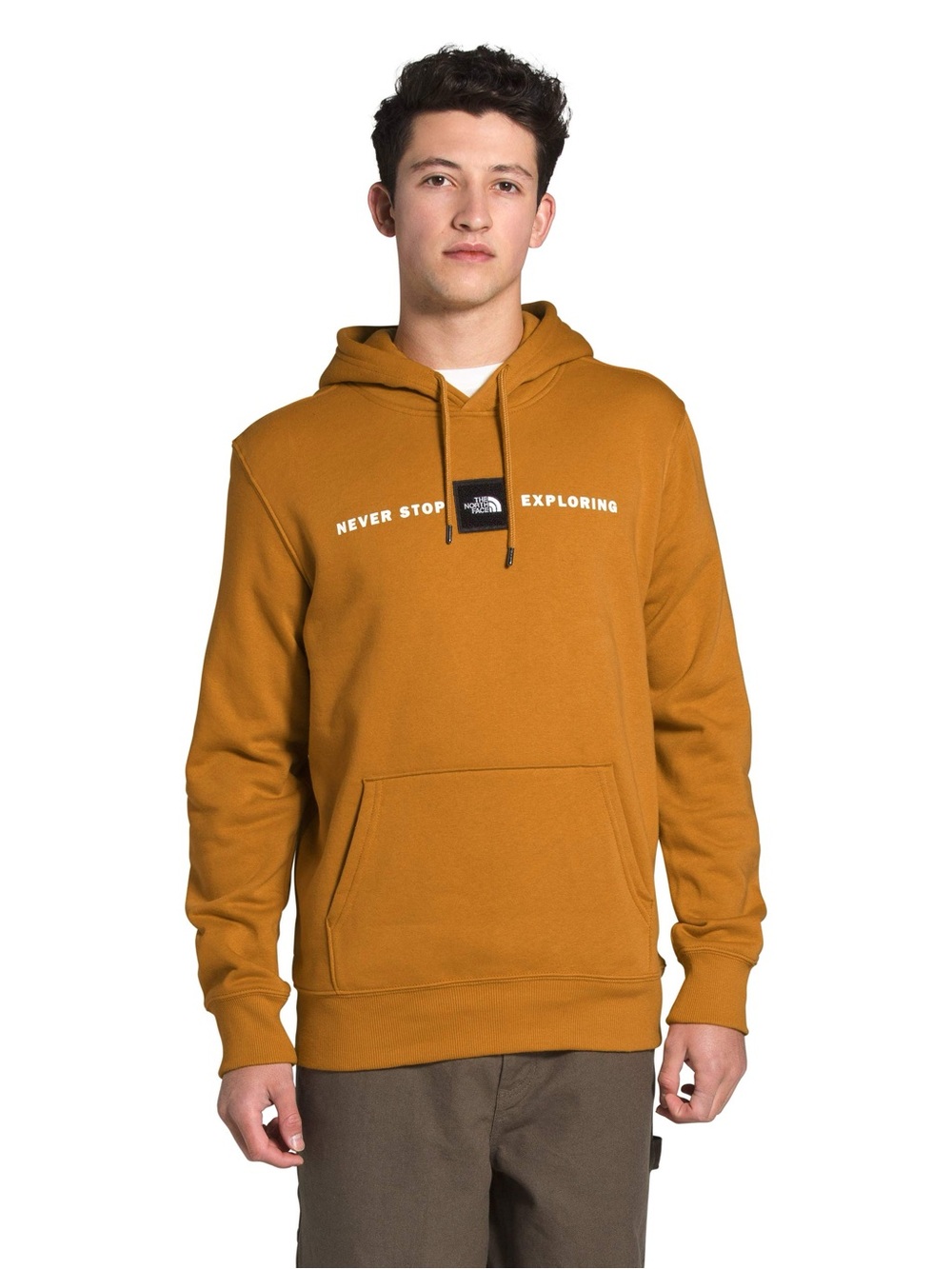 The North Face Men’s Pullover Hoodie in Mustard Color